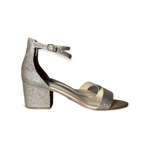 Betsey Johnson Gold Block heel sandal